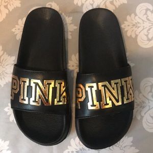 Brand new PINK slip ons